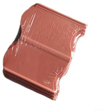 20 Stück Gartenzaun für eleganten Schutz und Dekoration Ihrer Pflanzen im Freien (Ziegelrot 20 Stück)