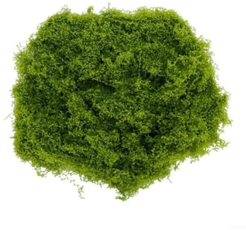 Entgoinggo Realistic Artificial Moss Artifical Grass Moss For Hanging Baskets 3D Modeling Diorama Landscapes Wedding Table Indoor Planters(100g)