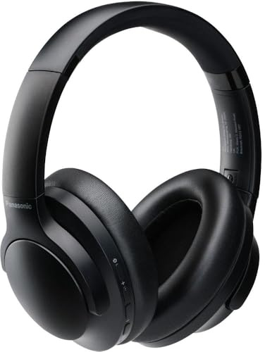 Panasonic Auriculares Inalámbricos RB-HX330B- con Micrófono- Bluetooth- Negros