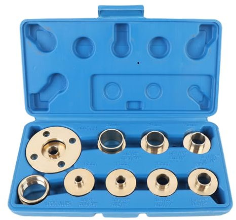 11 -teilige Router Guide Kit Messing Effiziente Langlebige Router -Vorlagehandbuch für Holzbearbeitung