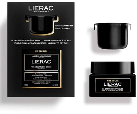 Lierac - Lierac Premium-The-Voluptueuse Cream Gesichtscreme Anti-Aging und Anti-Falten 50 ml + Nachfüllpackung - 950485223