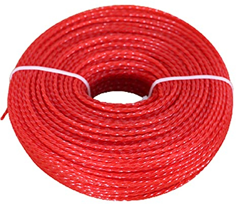 BTWYU Hilo para cortadora de maleza Hilo for desbrozadora, desbrozadora, Hilo Trenzado de 3 mm x 50 m, Apto for Agricultura