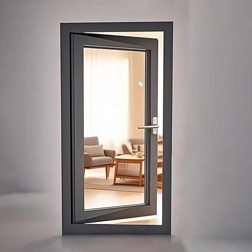 Household Casement Window Aluminium Shed Window, Basement Replacement for Storage Rooms/Outdoor Kitchen, Customizable Small Ventilation Window(12x20in/30x50cm)