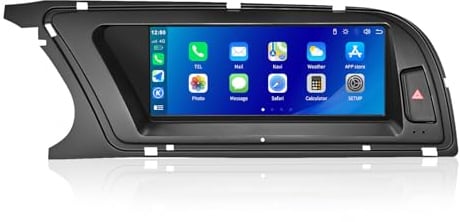 Autoradio-Audioempfänger für Audi A4 Touchscreen-Radio 8,9 Zoll für A4 2009-2015 mit 2G-MMI-System Carplay Android Auto Display