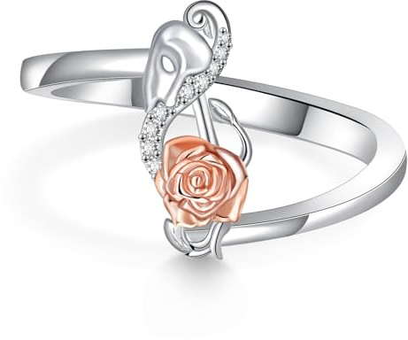 Ring Phantom of the Oper, aus 925er Sterlingsilber, inspiriert von Musicals, für Frauen und Männer