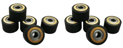 Buhdjfnke 10 Stück HQ Andruckrolle 4x11x16mm Plotter-Schneiderolle für GCC Rabit Pcut Mimaki Graphtec Iolion Schneideplotter
