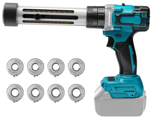 Máquina Pelacables Eléctrica Compatible con Batería Makita 18V (Batería No Incluida), Pelacables Automático para Cables de Cobre de 50-300 mm², Herramienta Portátil para Pelado de Cables