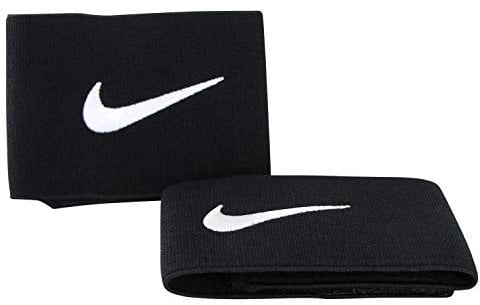 Nike Guard Stay Ii, Fascette Da Calcio Uomo, Bianco-nero, 1SIZE