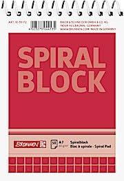 Spiralnotizblock A7 kar 50Bl