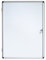 Bi-Office Schaukasten VitrineEnclore, Whiteboard, Mangetische Innenfläche, geeignet für 9 x DIN A4, silberner Aluminiumrahmen, abschliessbar, 720 x 981 mm