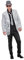 NET TOYS Showjacket Silber Pailletten Jacke Glitzerjacke Showmaster Glitzer Pailletten Show Jacket Paillettenjacke Herrenjacke L 52/54