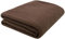 ZOLLNER Kuscheldecke in braun- weiche Couchdecke in 130x170 cm - mit Kettelrand - Polyester - waschbar bis 95°C – Hotelqualität - Oeko Tex® Zertifiziert