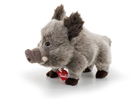 Trudi Cinghiale Levante Cinghiale peluche Park Collection. Peluche Regalo di Natale. Animali del bosco | 12x19x25cm taglia S | Collezione Parco dello Stelvio | modello 24847