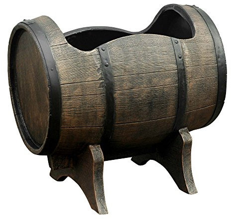 Blumentopf/Blumenkübel: Fass Fass Wine L (ca. 72cm x 68cm), frostsicher