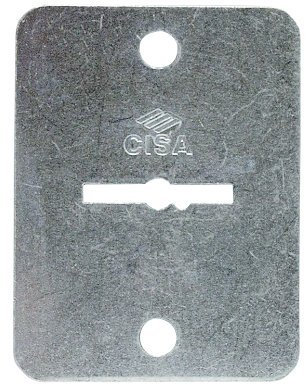 COPRITOPPA PER SERRATURE 06124.00 - 46X60h. mm. - Sp.2mm.