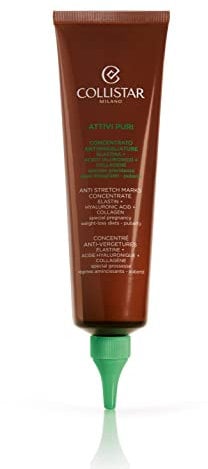Collistar Anti-Dehnungsstreifen-Konzentrat, mit Elastin, Hyaluronsäure und Kollagen, rekompaktiert und stärkt das Hautgewebe, wirkt der Bildung von Dehnungsstreifen entgegen, 150 ml