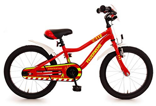 Feuerwehr Feuerwehr 18 Kinderrad MTB mit R�cktrittbremsnabe 18 Zoll Kinderfahrrad rot
