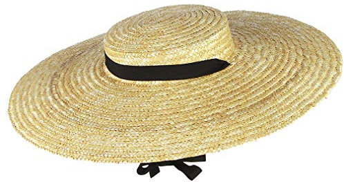 GEMVIE Chapeau Capeline Paille Femme Chapeau de Soleil Large Bord Visière été Plage Anti-UV Voyage