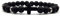 KARDINAL WEIST Kruzifix - Kreuz Onyx Perlen Armband - GLAUBE - LIEBE - HOFFNUNG - Gebetskette, Rosenkranz, Gebetsarmband - №1 (Silber, M)