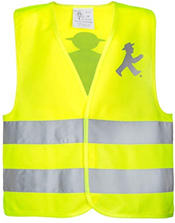 AMPELMANN Warnweste | LOTSE | EN ISO 20471 | Signal gelb | reflektierend | Sicherheitsweste | Straßenverkehr | Berlin | EU Norm (XXL)