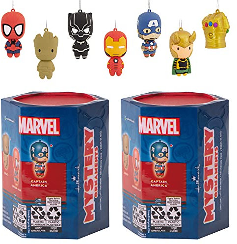 Hallmark Marvel Super Heroes Serie 2 Mystery Weihnachtsdekoration, 2 Stück, mehrfarbig, 0002HCM9991