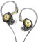 CCA KZ EDX Pro In-Ear-Monitor-Kopfhörer kabelgebunden, IEM-Kopfhörer Dual DD HiFi-Stereo-Sound-Kopfhörer Noise Cancelling Earbuds-Schwarz No Mic