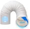 Tubo Aire Acondicionado Portatil, 1,5 M/ 2M/ 3M Manguera Aire Acondicionado Portatil, Diámetro 130mm/150mm, Extensor Tubo Aire Acondicionado Universal (Φ15 cm/Longitud 2M)