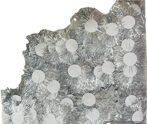 Osterdeko Osteridee Zubehör für Osterkuchen (Kugeln mit Engel und silbernen Federn, für Osterdekorationen, Packung mit 50 Stück rot