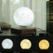 Magnetische Schwebende Mondlampe, Frei Schwebend Und Drehbar, LED Drahtlose Tischlampen Mit Touch Dimmbar, 3D Druck LED Mond Nachtlicht, Holzsockel, Home Office Decor Schreibtisch, Kreative Geschenk