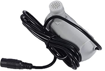 TOTMOX 12V Universal Durable 9M 500L/h Tauchwasserpumpe für Gartenteich, Geräuscharme Wasserbürstenpumpen, Grau