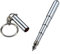 Kugelschreiber mit Schlüsselhalter Faltbarer Edelstahl-Füllfederhalter Vorbereitung Mini-Stift Niedlicher, dehnbarer, einziehbarer Kugelschreiber Leichte, Dehnbare Mode Praktisches D