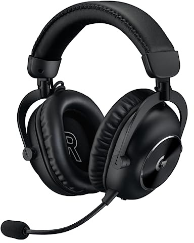 Logitech G PRO X 2 Lightspeed Wireless Gaming Headset, Detachable Boom Mic, 50mm Graphene Drivers, DTS:X Headphone 2.0—7.1 Surround, Bluetooth/USB/3.5mm Aux, for PC, PS5, PS4, Nintendo Switch - Black