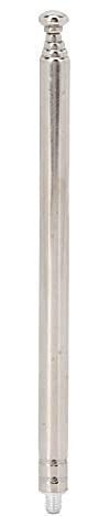 5-teilige Teleskopantenne, 30 cm, Tragbare Radioantenne, M3-Stecker, T-Gewinde, Teleskop-Ersatzantenne für TV, UKW-Radio, Fernbedienung, VCD, Elektrisches Spielzeug