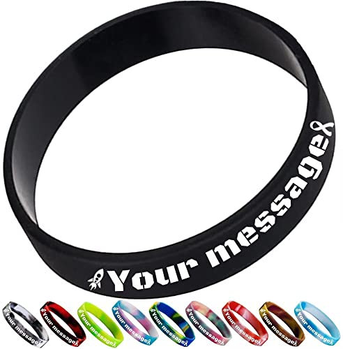 Personalisierbares SOS Armband Silikon personalisiert, Personalisiert Notfallarmband graviert mit Name, Anti-Verlust Gummi-Armband