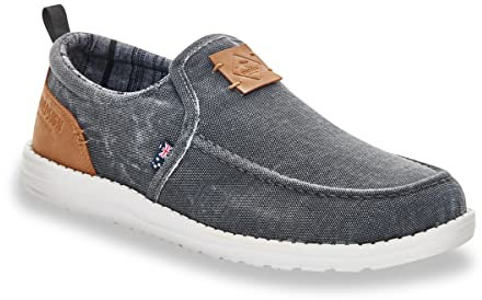 ROADSIGN australia Herren Brehat Sneaker, Schwarz, 44 EU