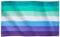 Runesol Bandera Orgullo Vinciano, 91x152cm, (3ft x 5ft) Bandera Orgullo Gay, 4 Arandelas, Ojal Cada Esquina, LGBTQ+, Desfile, Festival, Fiesta, Carnaval, Premium, Interior, Exterior, Colores Vívidos