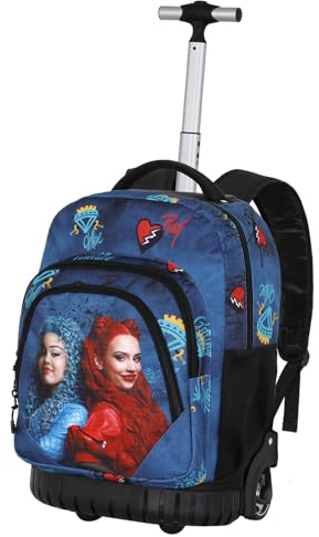 Disney Unisex 07263 Fan GTS Trolley-Rucksack Wickedly, Mehrfarbig, Einheitsgröße