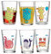 Ritzenhoff & Breker Juego de 6 vasos infantiles con diseño de animales y monstruos, 205 ml, aptos para lavavajillas