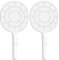 Raqueta Mosquitos electrica, antimosquitos electrico, Mata Moscas | Voltaje Gold Zone, Malla ultradensa de 3 mm, Peso de Manzana, Pilas AA (no Incl.), Interior/Exterior, Puntas Pro Swat, 2 Paquetes