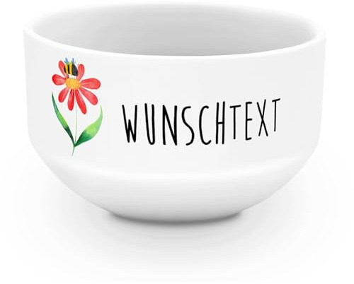 Mr. & Mrs. Panda Personalisierte Schale Hummel Blume - Geschenke, Wespe, Hummeln, Lustige Sprüche, Müslischüssel, Schüssel, Biene, personalisiert, Natur, Suppenschüssel, Müslischale