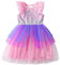 VIKITA Vestito Ragazze Principessa Sirena Colorata Costume Abiti Sh2314 5-6 Anni