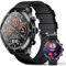 FMK Smartwatch für Herren, 1,32 Zoll, Sportuhr mit Anruf, wasserdicht 5 ATM, Smartwatch mit Nachrichtenerinnerung, Herzfrequenzmonitor, 20 Sportmodi für Android iOS