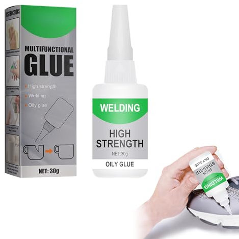 High Strength Oily Glue,Oily Glue,Universal Super Glue,Welding High Strength Oily Glue,Universal Super Glue,Mighty Universal Glue,Multifunctional Strong Glue for Ceramic,Leather Glue Extra Strong,30g