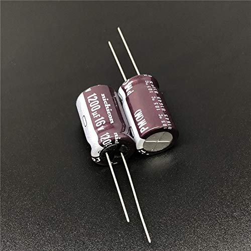 20 Stück 16V1200uF PM-Serie 12,5x20mm 16V1200uF Aluminium-Elektrolytkondensator mit niedriger Impedanz
