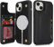 SailorTech for iPhone 14 Plus Case with Credit Card Holder Magsafe, iPhone 14 Plus Phone Leather Case for Women Compatible mag safe Card Slots Durable ShockPlusof Wallet Case - Black