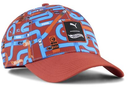 PUMA Jugendliche x HOT Wheels™ Baseball-Cap Jugendlicher, Red Fire AOP