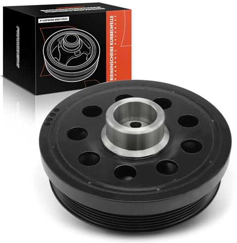 Frankberg Puleggia albero motore compatibile con 1 F20 116-120 2.0L 2010-2019 3er E90 316-320 2.0L 2007-2011 5er F10 518-520 2.0L 2009-2016 Replacee. # 1122 38512072