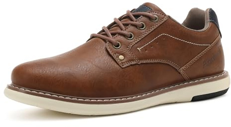ANALEAF Men's Classic Oxford Shoes Lightweight Business Lace-Up Sneakers | Synthetic Leather Oxford, Lightweight & Wear-Resistant Outsole, Versatile Style for Suits & Jeans