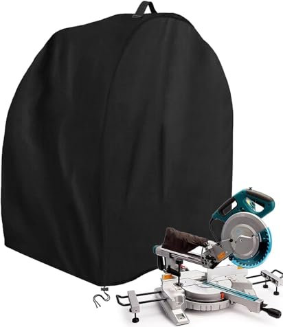 Samuliy Table Saw Cover,Waterproof Planer Cover - Oxford Cloth Cover for Composite Wood Saws, Machine Tools, 28.3 x 24 x 28.3 Inch