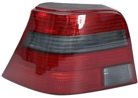 GaRcan Auto Rücklicht Rückleuchte für VW Golf 4 1998-2008, Rückleuchten Heckleuchte Links Rechts Bremslicht Rücklichter Hinten Signal Blinker Zubehör,C/Black Left